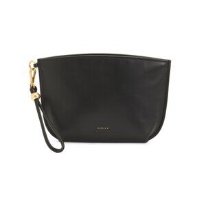 RADLEY LONDON Black Leather The Romilly Wristlet Pouch